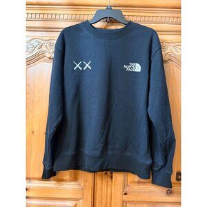 KAWS x The North Face Logo Embroidered Sweatshirt Medium